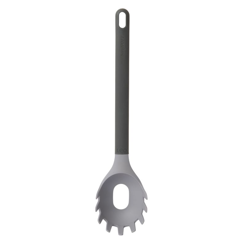 CUCHARA PASTAS SOFT GRIP GRIS LEO 7x31cm-0