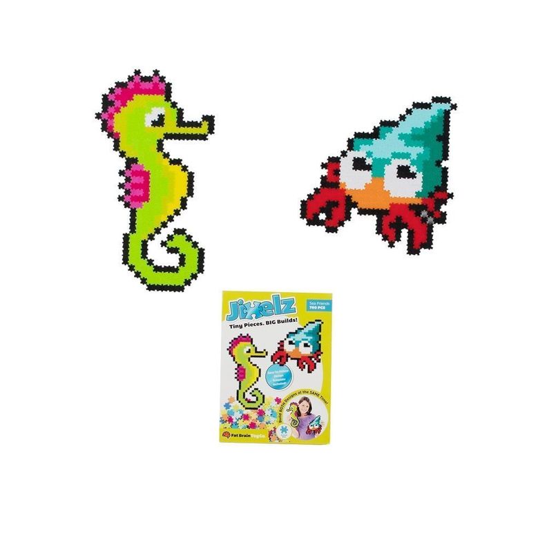 JIXELZ PUZZLE DE PIXELES 700 PC SET AMIGOS DEL MAR-2