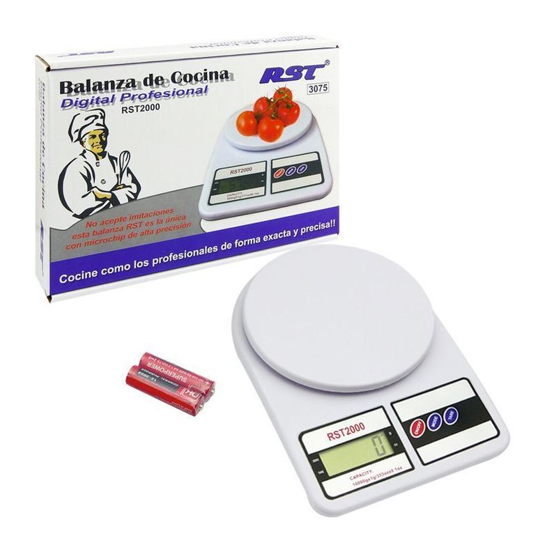 Balanza de Cocina 5kg Digital RST2000-3