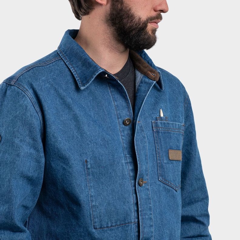 Chaqueta Jeans Harbut LightBlue Hombre Gnomo-2