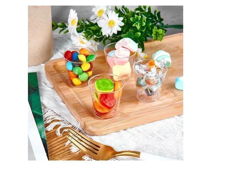 25 Set De Vasos Shot Postres Pocillos Vasos Plastico 102 Ml -3