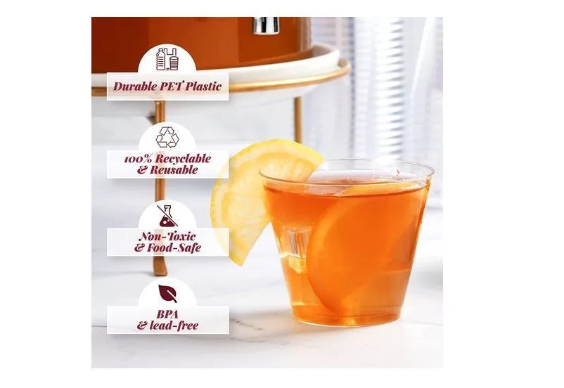 25 Set De Vasos Shot Postres Pocillos Vasos Plastico 102 Ml -5