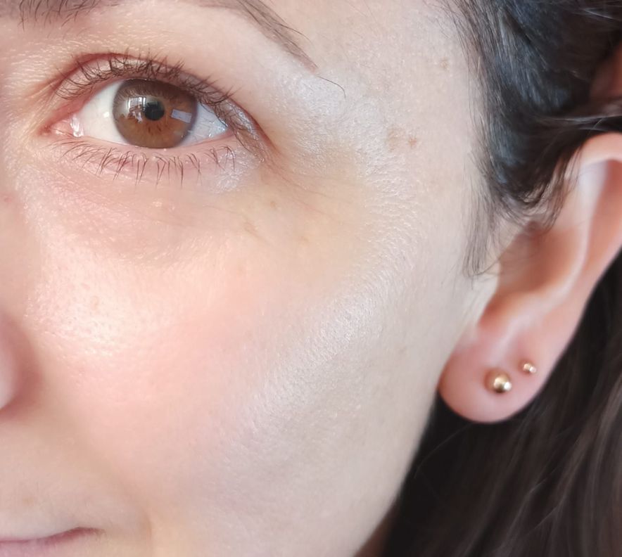 Pendientes Esferas de 5mm chapados en oro rosa 14kl-1