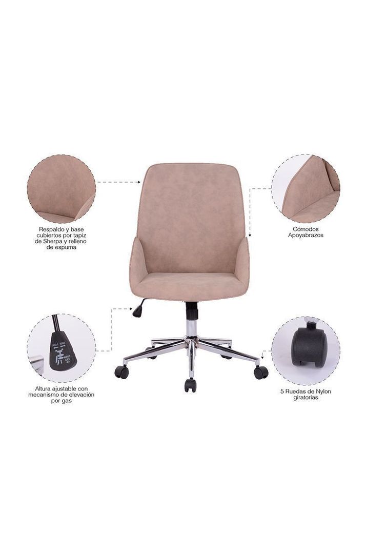 Silla de Escritorio Future Beige-4