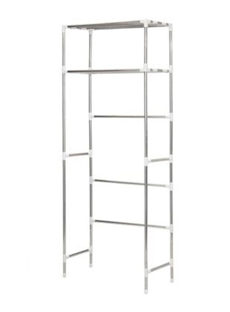 Estante rack baño metalico 3 niveles-0