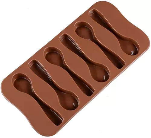 Moldes De Chocolate Moldes Silicona Chocolate Cucharas-0