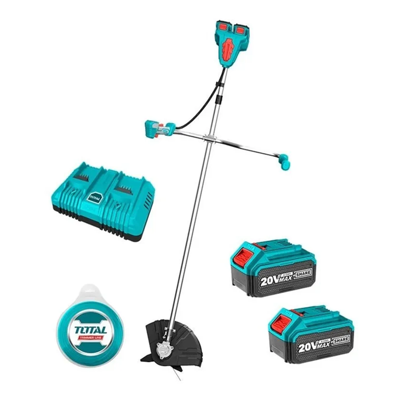Desmalezadora Orilladora 40v 2Bat+ Cargador Total-0