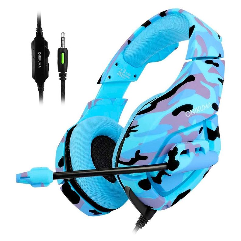 Audifonos Gamer Onikuma K1 B Camouflage Navy Blue-0