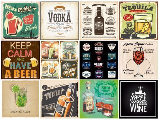 Azulejo Autoadhesivo Decorati 15x15 Vintage Drink-0