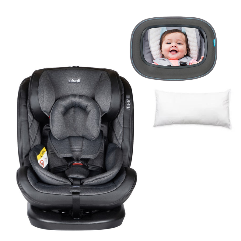 Silla auto I-Giro 360°- Espejo - Cojín Cervical-0