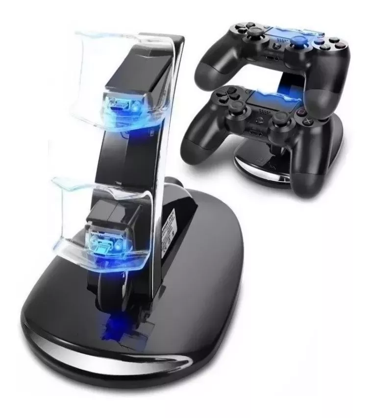Cargador Doble Control Ps4 Cargador De Joystick-0