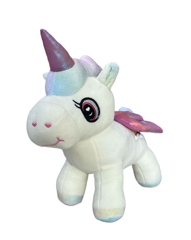 Peluche De Unicornio Con Alas Suave Y Divertido-0