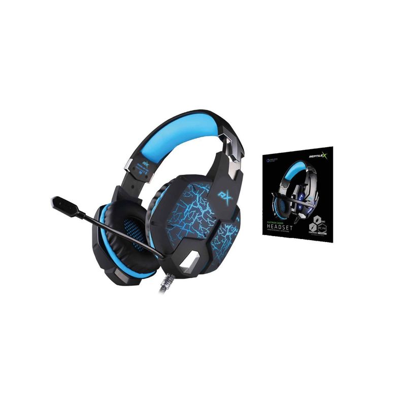 Audífonos Gamer Pc Y Consolas Usb - 3.5mm Azul-1