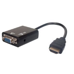 Conversor de video de HDMI a VGA con audio-0