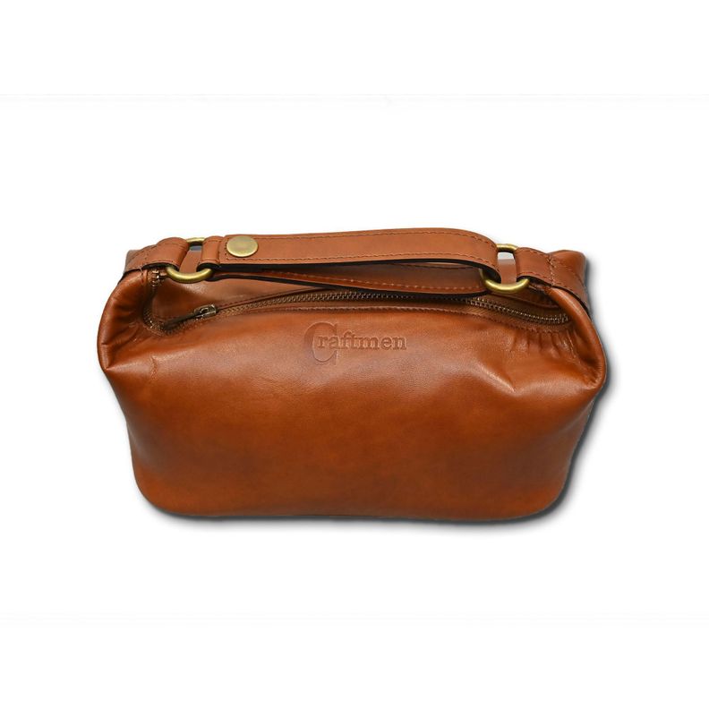 Neceser de cuero Dundee Brandy Craftmen-0