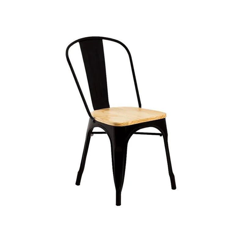 Pack 4 Sillas Tolix Oak Negro-1