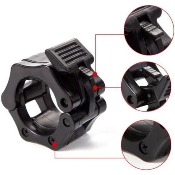 SEGUROS BARRA OLIMPICA LOCKJAW GRIP COLLARINES HALTEROFILIA-NEGRO-4