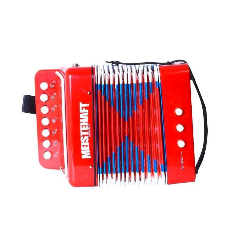 ACORDEON NIÑO 2BAJOS ROJA MEISTEHAFT-1
