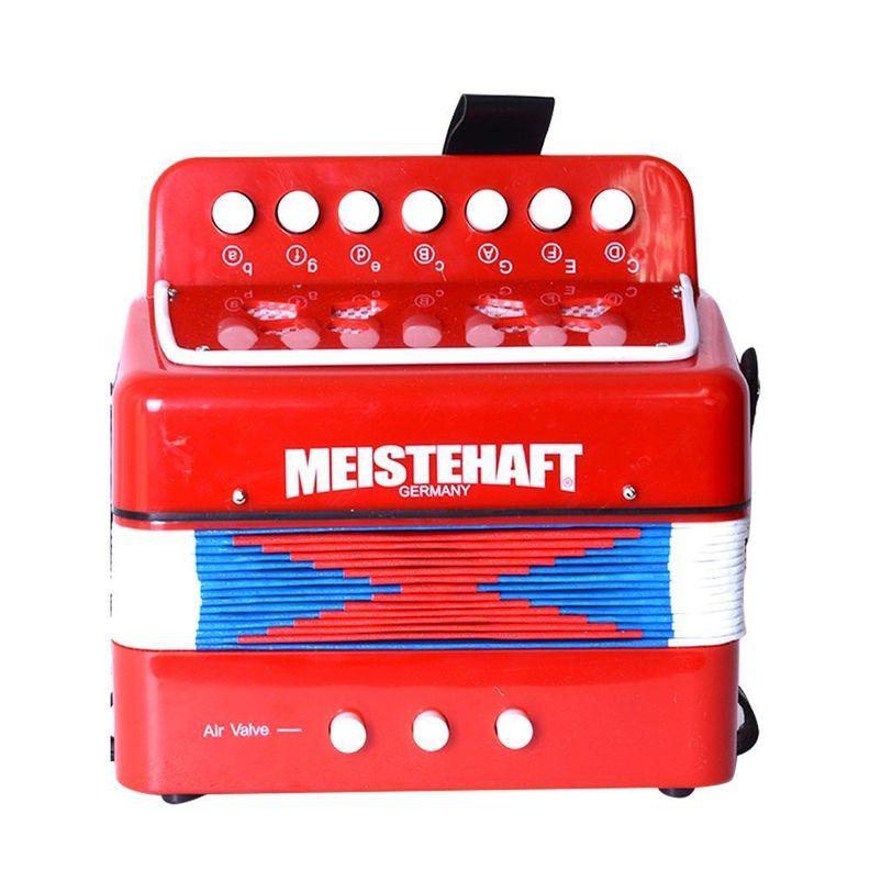 ACORDEON NIÑO 2BAJOS ROJA MEISTEHAFT-0