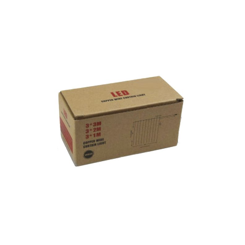 Guirnalda Navidad Cortina de Luz Led Blanco USB-1