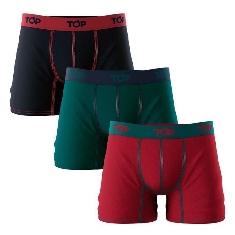 Pack 3 Boxer Top Algodón C1