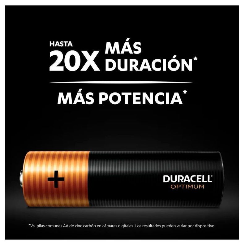 Pila Alcalina Duracell Optimum Blíster AaX6-1