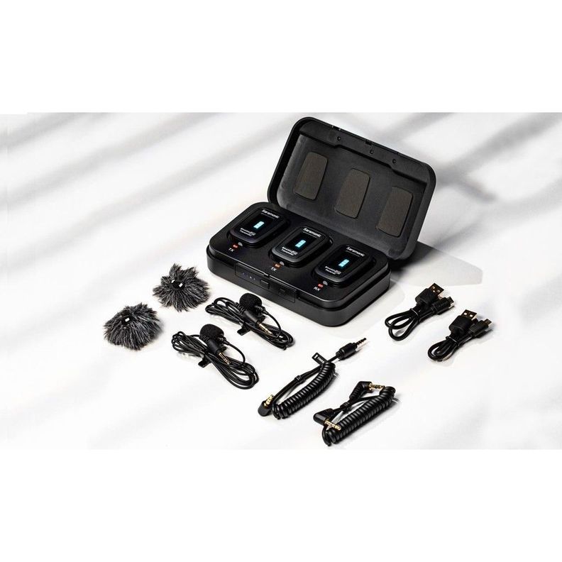 Microfono lavalier inalámbrico ULTRA PORTABLE UHF SARAMONIC BLINK500 PRO B2-2