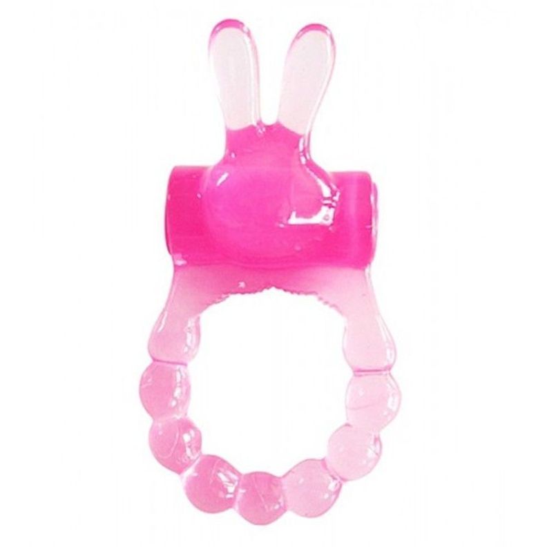 Anillo Vibrador Conejo Rosado-0