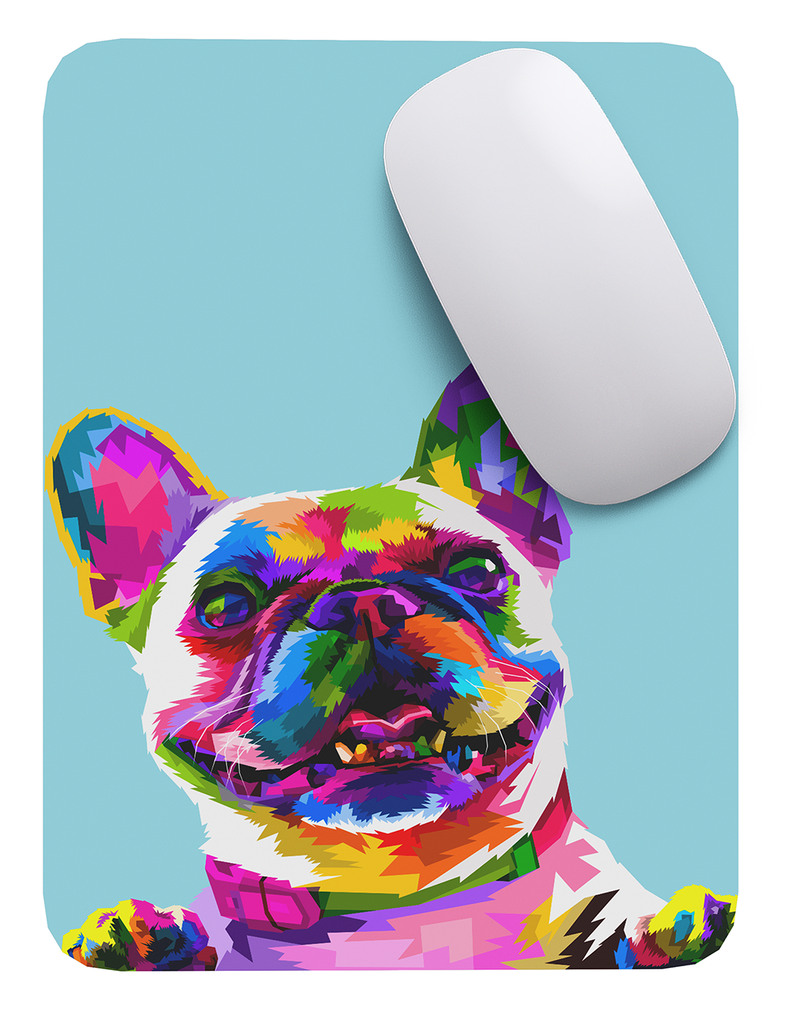 Mouse Pad Perro  Arte de animales - 17cm X 21cm D73-1