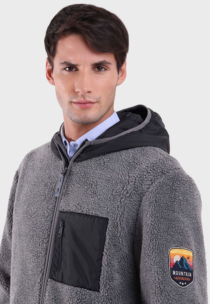 Polerón Sherpa Con Capucha Arrow-2