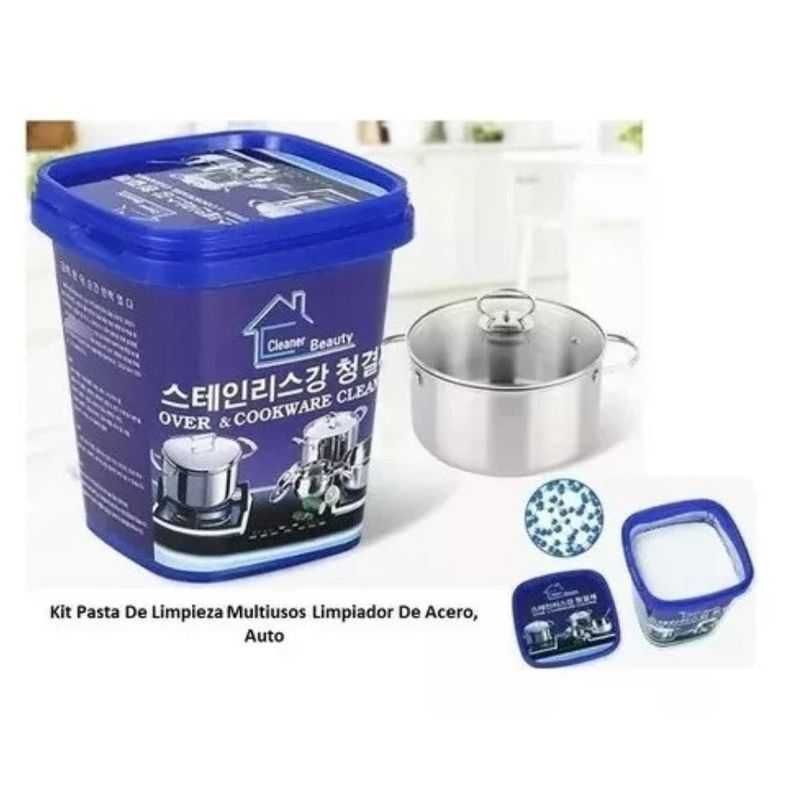Kit De Limpieza De Cadena De Acero Inoxidable Para Ollas-2