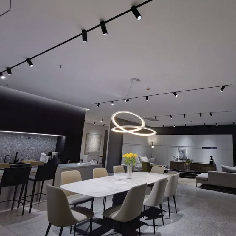 Foco Decorativo Riel 40º Trifásico "Track Light" 30W Negro-5