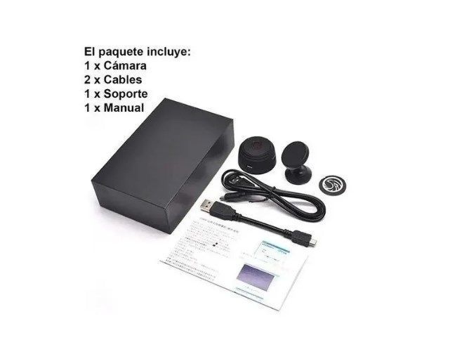 Micro Cámara De Seguridad A9 Magnética Espía Ip Wifi-1