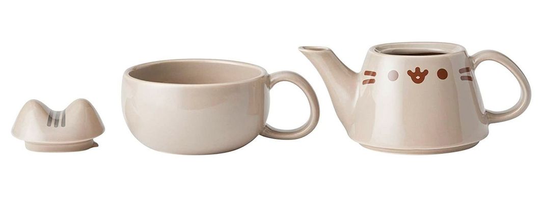 Tetera de Té + Taza Pusheen Cat-3