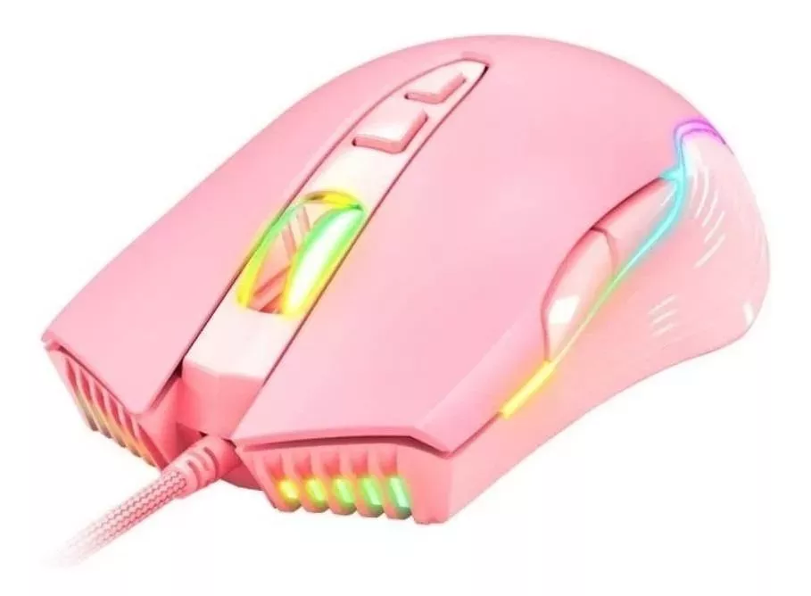 Mouse Gamer Cw905 Rosa-1