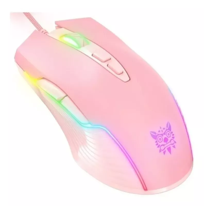 Mouse Gamer Cw905 Rosa-0