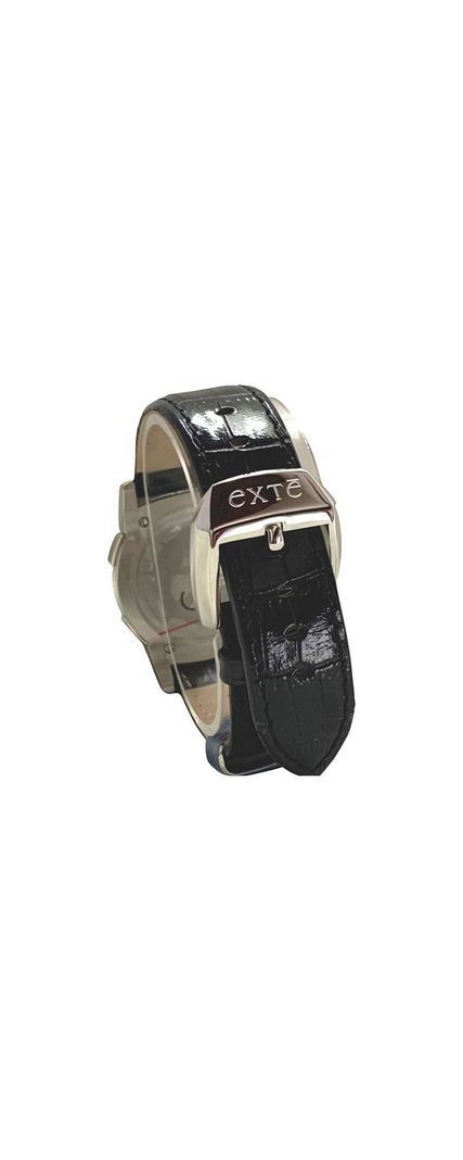Reloj Análogo Exté Pulsera Cuero, Esfera Blanca-3