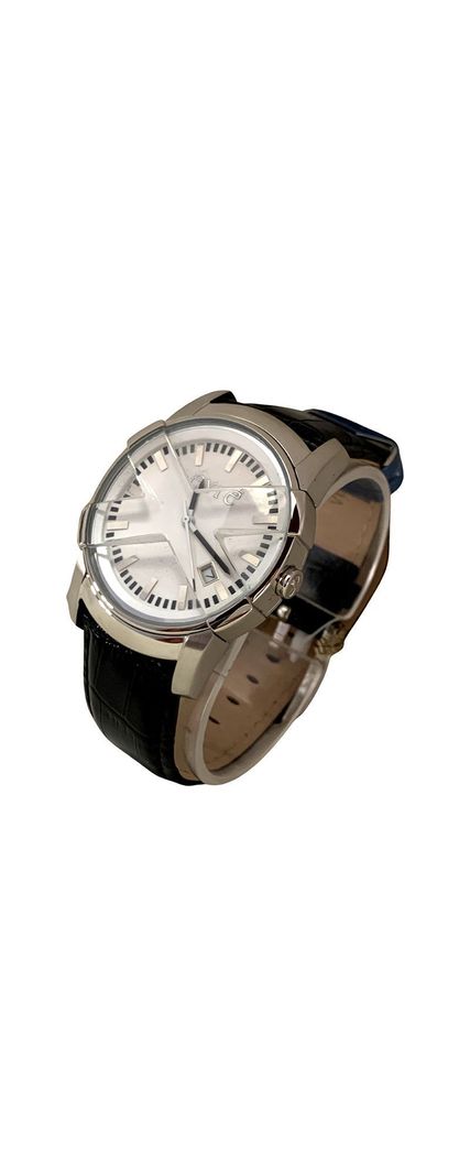Reloj Análogo Exté Pulsera Cuero, Esfera Blanca-0