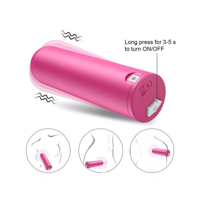 BALA VIBRADORA POTENTE CARGA USB-1