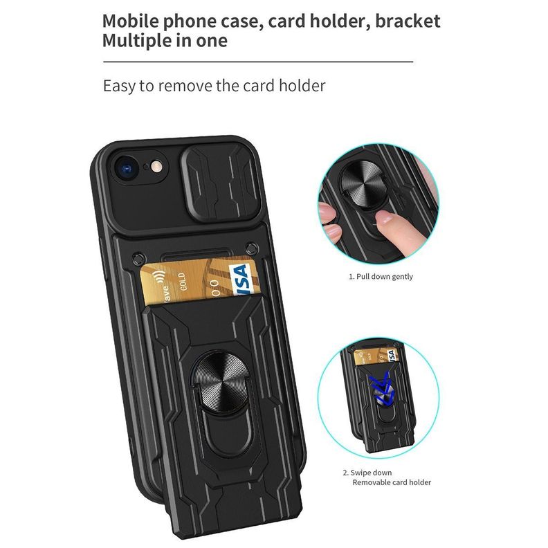 Para iPhone SE 2022, 2020 | Cámara Resistente Imán-3