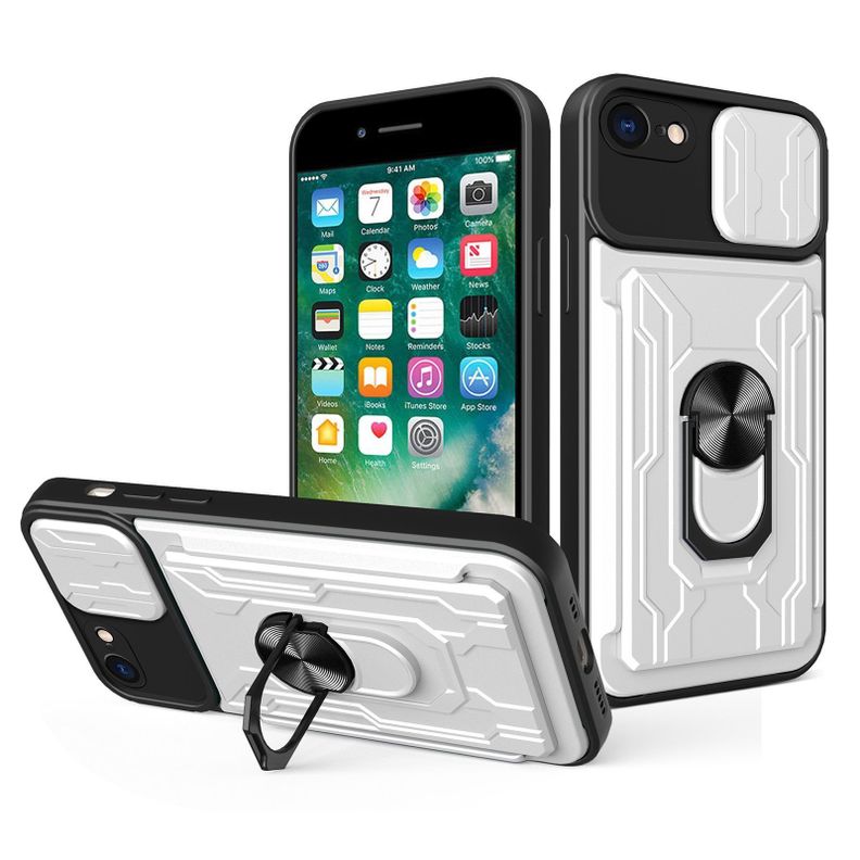 Para iPhone SE 2022, 2020 | Cámara Resistente Imán-0