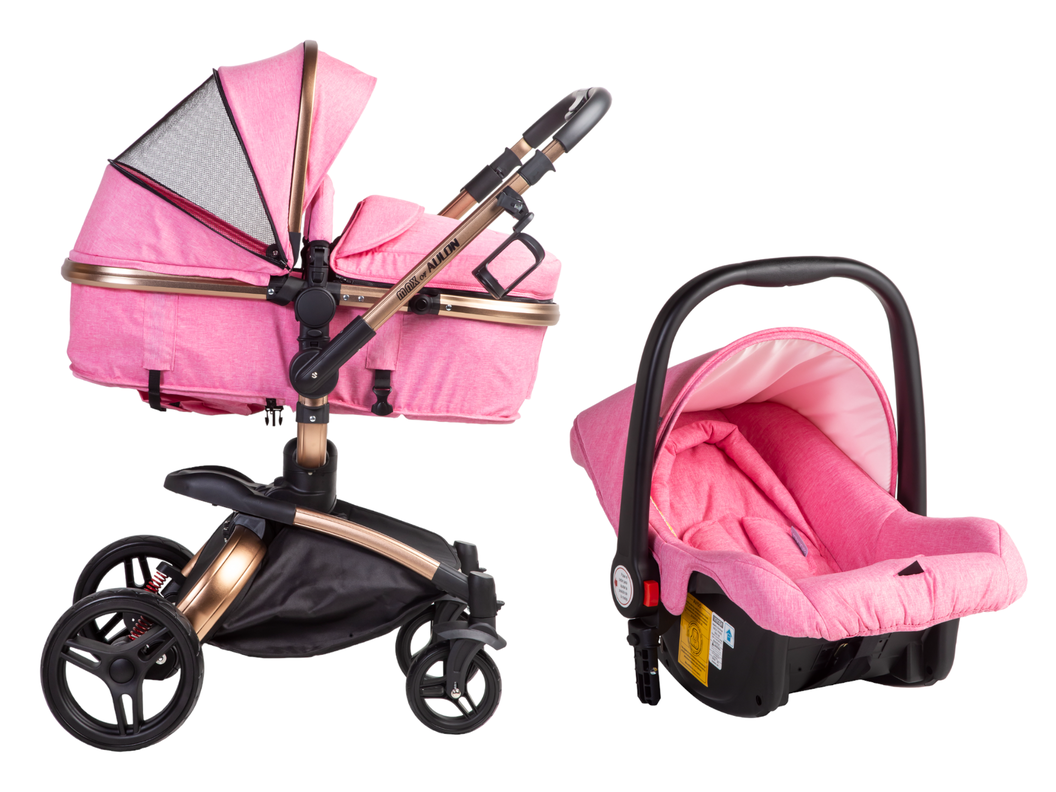 Coche Travel System Max Of Aulon 360 Pink-1