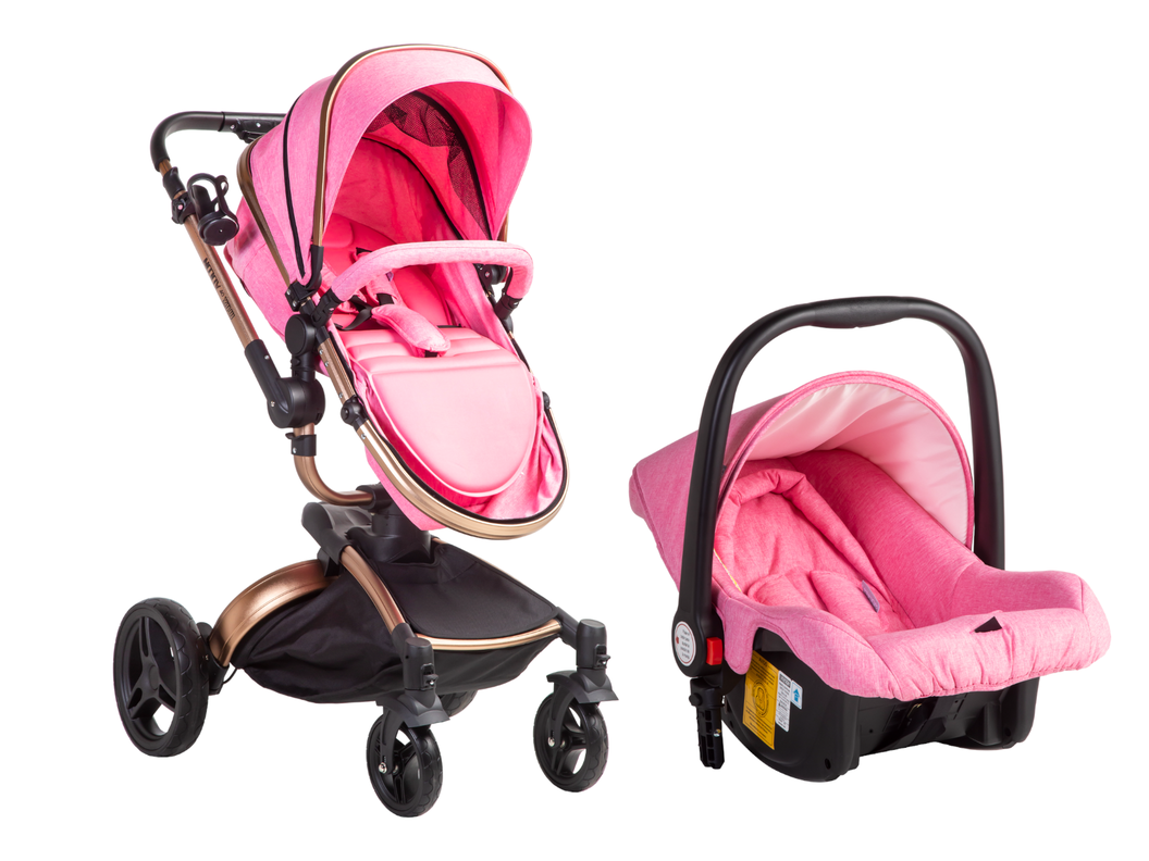 Coche Travel System Max Of Aulon 360 Pink-2