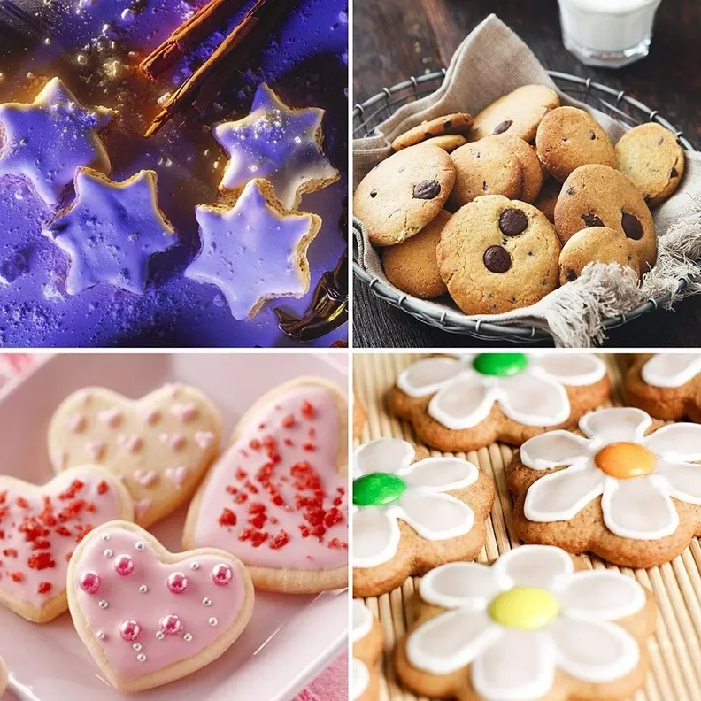 12 Moldes De Galleta Cortador Galletas Moldes Galletas -6
