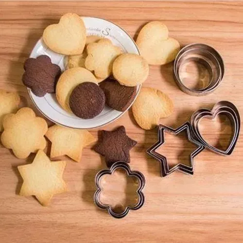 12 Moldes De Galleta Cortador Galletas Moldes Galletas -3