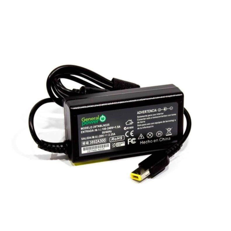 Cargador Alternativo Notebook Lenovo 20V 3.25A General Power-0