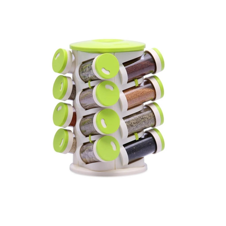 Especiero Spice Rack De 16 Piezas Porta Condimentos Cocina-0