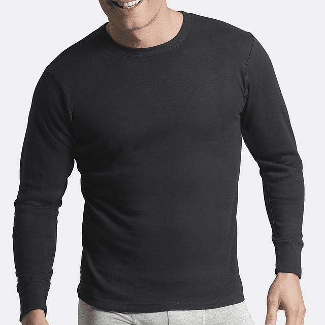 ALGODÓN PREMIUM CAMISETA MANGA LARGA-0