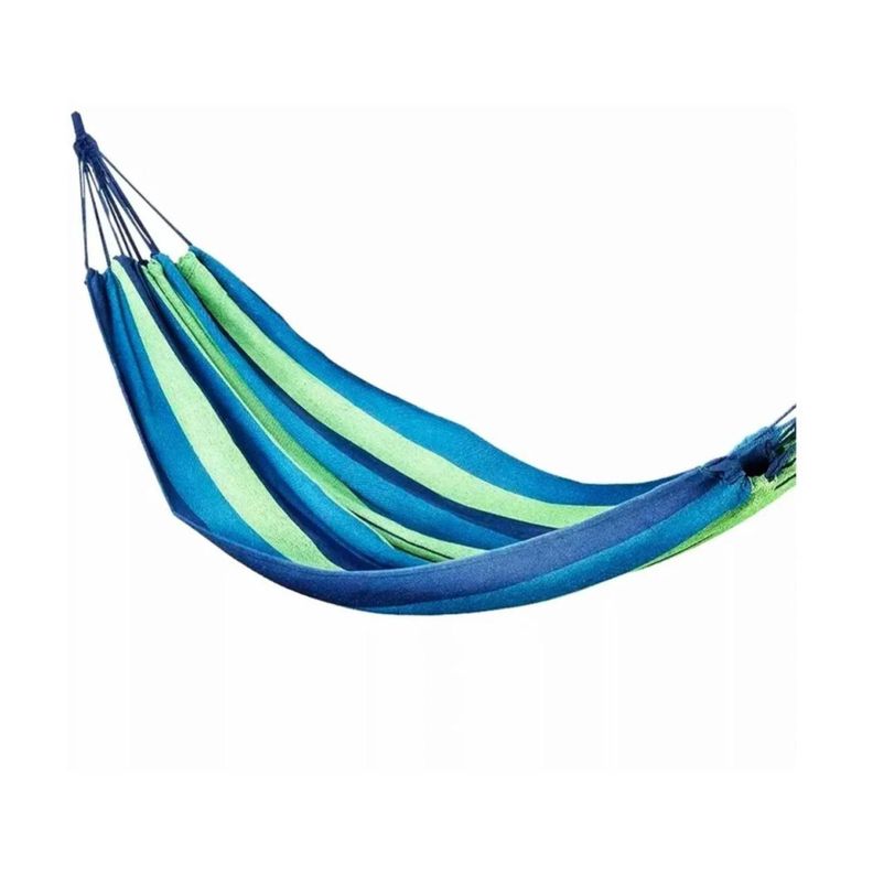 Hamaca Colgante Para Jardin 180x150 Cms 2 Plazas Azul-0