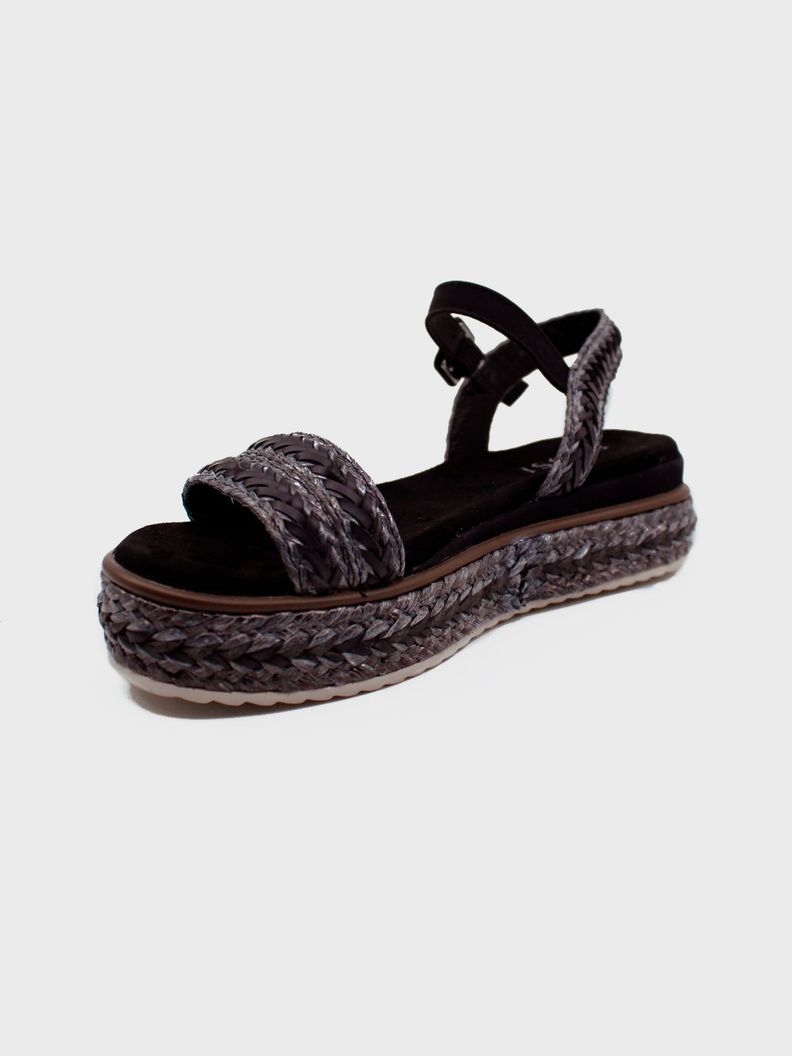 Sandalia Aries negro Stylo Shoes-2